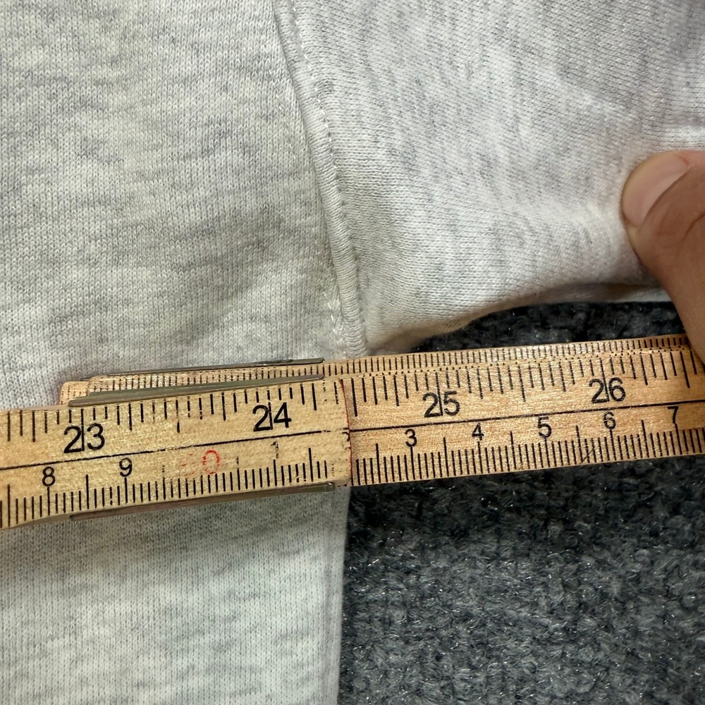 The Bar Ember Sweatshirt Womens Large Gray Brown Corduroy Elbow Patches RARE NEW - Picture 4 of 10